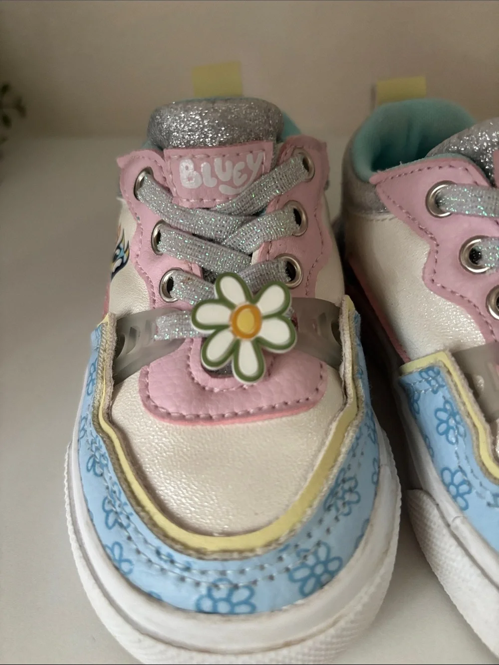 Kids Pink & Blue Bluey Sneakers